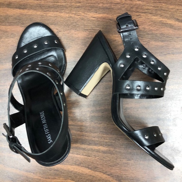 Saks Fifth Avenue Shoes - Saks Fifth Ave Brand Shoes (Sz7 1/2) 4”stable heel